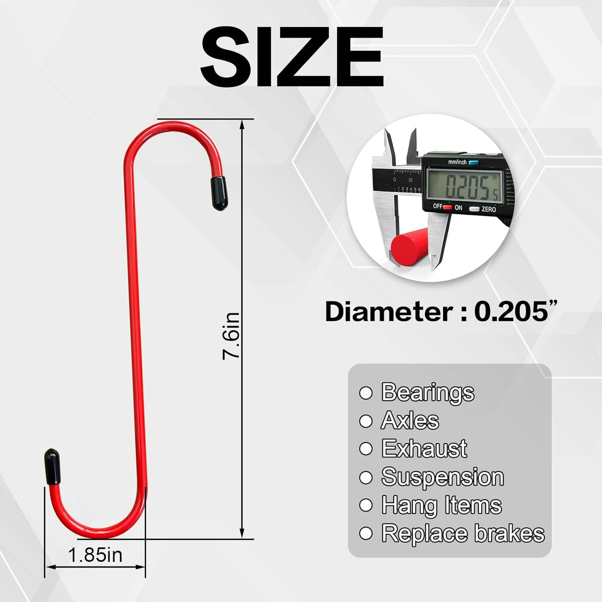 BrakeSaver Caliper Hooks
